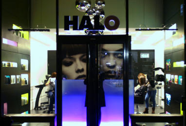 Exterior shot of Halo Hair Design